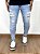 Calça Jeans Lav Média Super Skinny Manchas Branca - Creed Jeans - Imagem 1
