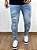 Calça Jeans Lav Médio Super Skinny Destroyed C01 - Colin Denim - Imagem 1