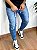 Calça Jeans Super Skinny  Jogger Com Cadarço - Codi Jeans - Imagem 3