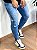 Calça Jeans Super Skinny  Jogger Com Cadarço - Codi Jeans - Imagem 4