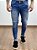 Calça Jeans Super Skinny Barra Respingos- Zip Off - Imagem 1