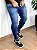 Calça Jeans Super Skinny Caveira Bordada No Tornozelo - Jay Jones - Imagem 6