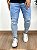 Calça Jeans Super Skinny Clara Delavê Rasgo No Joelho - Jay - Imagem 1