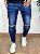 Calça Jeans Super Skinny Escura Rasgo No Joelho V2 - City Denim - Imagem 1