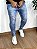 Calça Jeans Super Skinny Média Lavada Rasgo No Joelho - City - Imagem 5