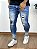 Calça Jeans Super Skinny Média Forro Laranja - City Denim - Imagem 3