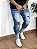 Calça Jeans Super Skinny Média Forro Laranja - City Denim - Imagem 4