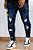 Calça Jeans Super Skinny Lavagem Escura Com Patch - Jay Jones - Imagem 2