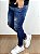 Calça Jeans Super Skinny Escura Destroyed New Style - City - Imagem 3