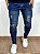 Calça Jeans Super Skinny Escura Three Rips - City Denim - Imagem 1