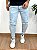 Calça Super Skinny Básica Lavagem Clara - Creed Jeans - Imagem 1
