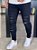 Calça Sarja Preta Super Skinny Destroyed - Codi Jeans - Imagem 2