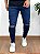 Calça Super Skinny Rasgo No Joelho Lavagem Escura - Creed Jeans - Imagem 1