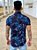 Camisa Manga Curta Floral Azul - Bold For Life - Imagem 3