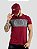 Camiseta Bordo Com Recorte Cinza Industries # - Imagem 4