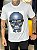 Camiseta Branca Skull Com Escritas - John John - Imagem 3