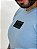 Camiseta Longline Azul Claro Logo Emborrachado - Lacapa - Imagem 3