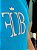 Camiseta Longline Azul Logo Relevo - Fb Clothing - Imagem 3