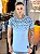 Camiseta Longline Azul Skull - Kreta - Imagem 1