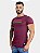 Camiseta Longline Bordô Faixas Color - Kreta Clothing # - Imagem 2