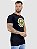 Camiseta Longline Preta Emoji Pedraria - Kreta [ - Imagem 2