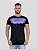 Camiseta Longline Preta Brand Foil Roxo - Kreta Clothing [ - Imagem 1