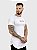 Camiseta Longline Branco Escritas Metálica - Kreta Clothing # - Imagem 2