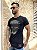 Camiseta Longline Preta Skull Strass Collors - Kreta [ - Imagem 2