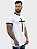 Camiseta Longline Branca Central Cross - King Joy + - Imagem 3