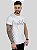 Camiseta Longline Branca Logo Refletivo Cinza - John Verdazzi - Imagem 4