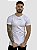 Camiseta Longline Branca Escritas Curva - Lacapa - Imagem 1