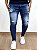 Calça Jeans Super Skinny Escura Forro Duplo - Creed * - Imagem 1
