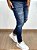 Calça Jeans Super Skinny Escura Destroyed Dirty - Creed*+ - Imagem 5