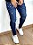 Calça Jeans Super Skinny Destroyed Escura Details - Creed + - Imagem 4