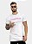 Camiseta Longline Branca New College Rosa - Maravilla - Imagem 1