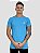 Camiseta Longline Azul Brasão Classic - Fb Clothing % - Imagem 1