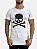 Camiseta Longline Branca Masculina Skull Pirate Kreta [ - Imagem 2