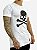 Camiseta Longline Branca Masculina Skull Pirate Kreta [ - Imagem 1