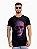 Camiseta Longline Preta Masculina Skull Fix Pedraria Kreta - Imagem 4