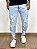 Calça Jeans Masculina Super Skinny Clara Destroyed Creative*+ - Imagem 1