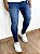 Calça Jeans Masculina Super Skinny Escura Basica Sem Rasgo* - Imagem 4