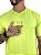 Camiseta Masculina Longline Verde Logo Relevo Yed* - Imagem 5