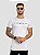 Camiseta Masculina Longline Branca Escritas Colors Brasil % - Imagem 3