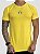 Camiseta Masculina Longline Amarela Brasão Brasil Fb Clothing % - Imagem 1
