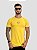 Camiseta Masculina Longline Amarela Brasão Brasil Fb Clothing % - Imagem 7