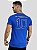 Camiseta Masculina Longline Azul Brasão Brasil Fb Clothing % - Imagem 5