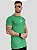 Camiseta Masculina Longline Verde Brasão Brasil Fb Clothing % - Imagem 4