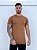 Camiseta Masculina Longline Marrom The Future - Imagem 1