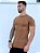 Camiseta Masculina Longline Marrom The Future - Imagem 4