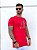 Camiseta Masculina Longline Vermelha Logo Classic - Aposss* - Imagem 5